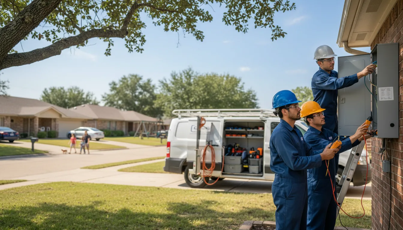 Certified electrician providing emergency electrical services in Rowland, NC